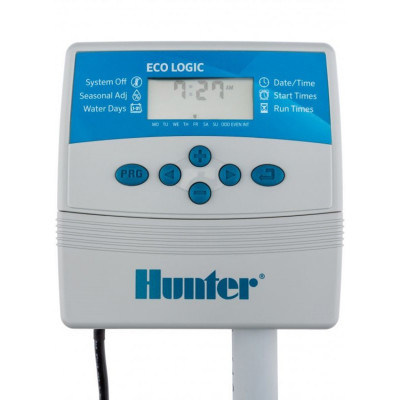 Hunter ELC-601i-E = 6-станционный фиксированный контроллер полива серии ECO-LOGIC