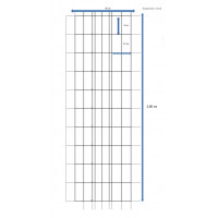 Сетка кладочная в картах сварная 2,8x0,9 м, ячейка 13,5х30 см